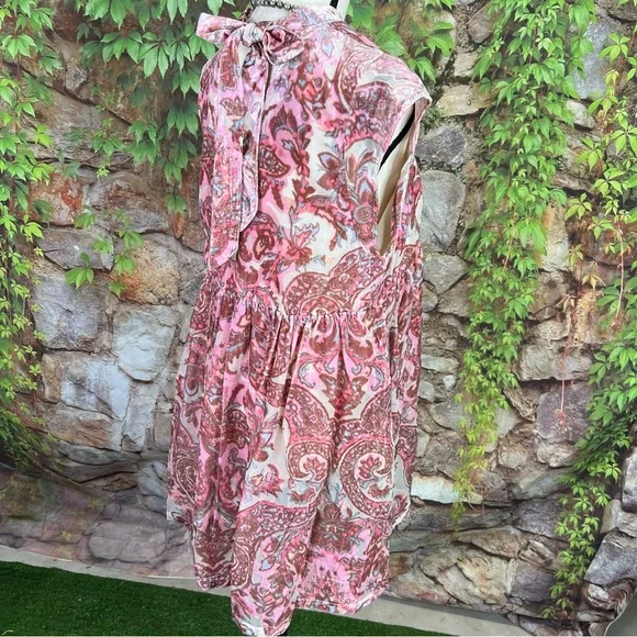 NWT FREE PEOPLE Petal Pink Velvet All the Time Mini Dress, M - Picture 7 of 15